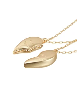 The You and Me Heart Pendant Duo