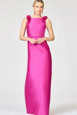 Thea Gown in Magenta