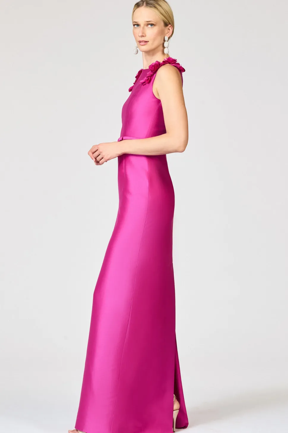 Thea Gown in Magenta