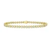 Thistle Diamond Yellow Gold Tennis Bracelet