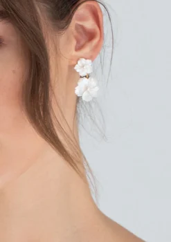 Tibby Earrings in Mother of Pearl