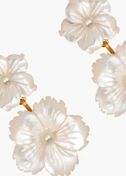 Tibby Earrings in Mother of Pearl
