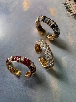 Tidepool Ear Cuff in Sapphire