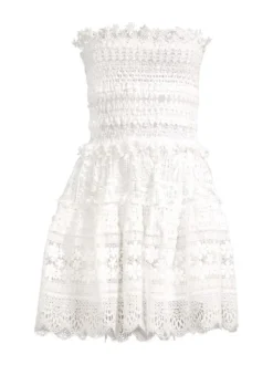 Tiffany Mini Dress in White