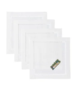 Tiki Bar Cocktail Napkins, Set of 4