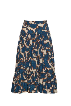 Tisbury Skirt in Mystic Flora Blue