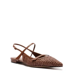 Tita Raffia Flat in Chocolate Fondue