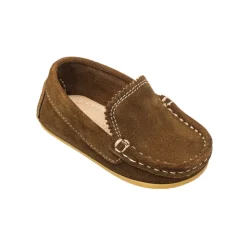 Toddler Antton Driver Moc in Suede Chestnut