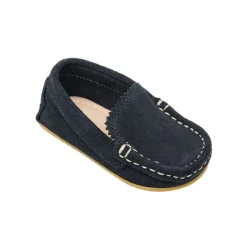 Toddler Antton Driver Moc in Suede Blue