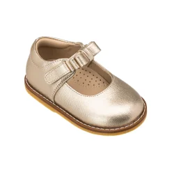 Toddler Mary Jane with Bow in Gold