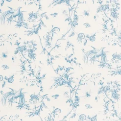 Toile De La Prairie Fabric in Blue