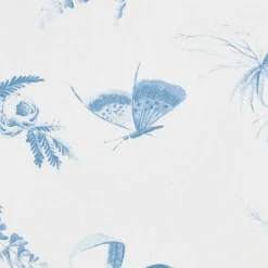 Toile De La Prairie Fabric in Blue