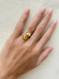 Étoile Diamond Toi et moi Ring