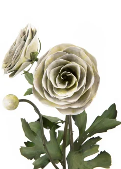 Tole Flower Potted Ranuculas