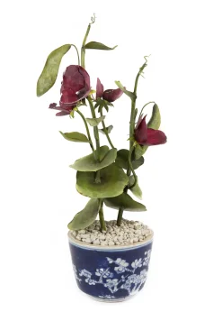 Tole Flower Potted Sweet Pea