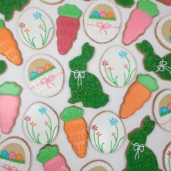 Topiary Bunny Cookies, Set of 6