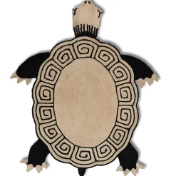 Tortuga Rug in Black & Natural