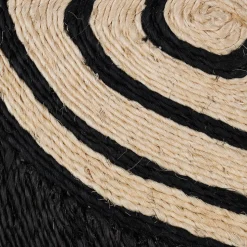 Tortuga Rug in Black & Natural