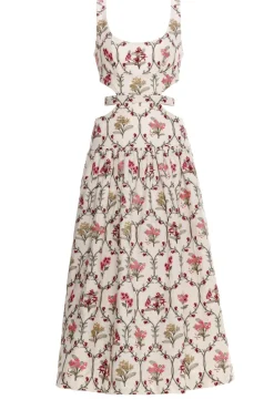 Totumo Midi Dress in Orquidea