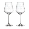 Toys Delight Stems Red Wine Goblet Set in Clear, Set of 2
