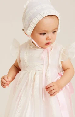 Traditional Christening Gown in Light Pink