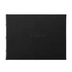 Traditional Leather Guest Book