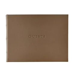 Traditional Leather Guest Book