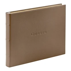 Traditional Leather Guest Book