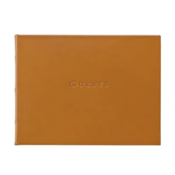 Traditional Leather Guest Book
