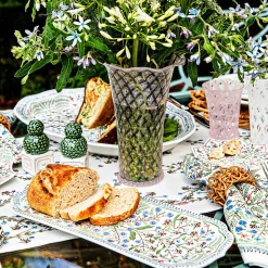 Trellis 9" Flared Vase in Blush