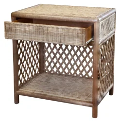 Trellis Bedside Table