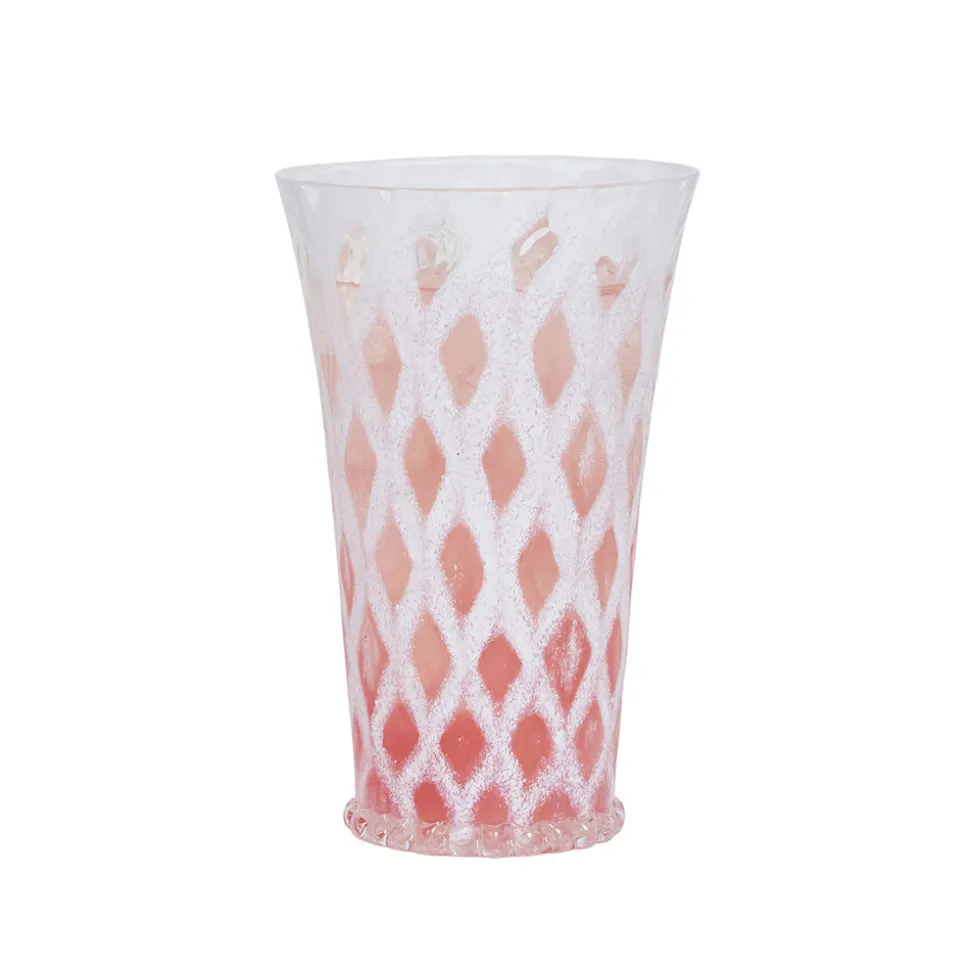 Trellis Large Tumbler in White