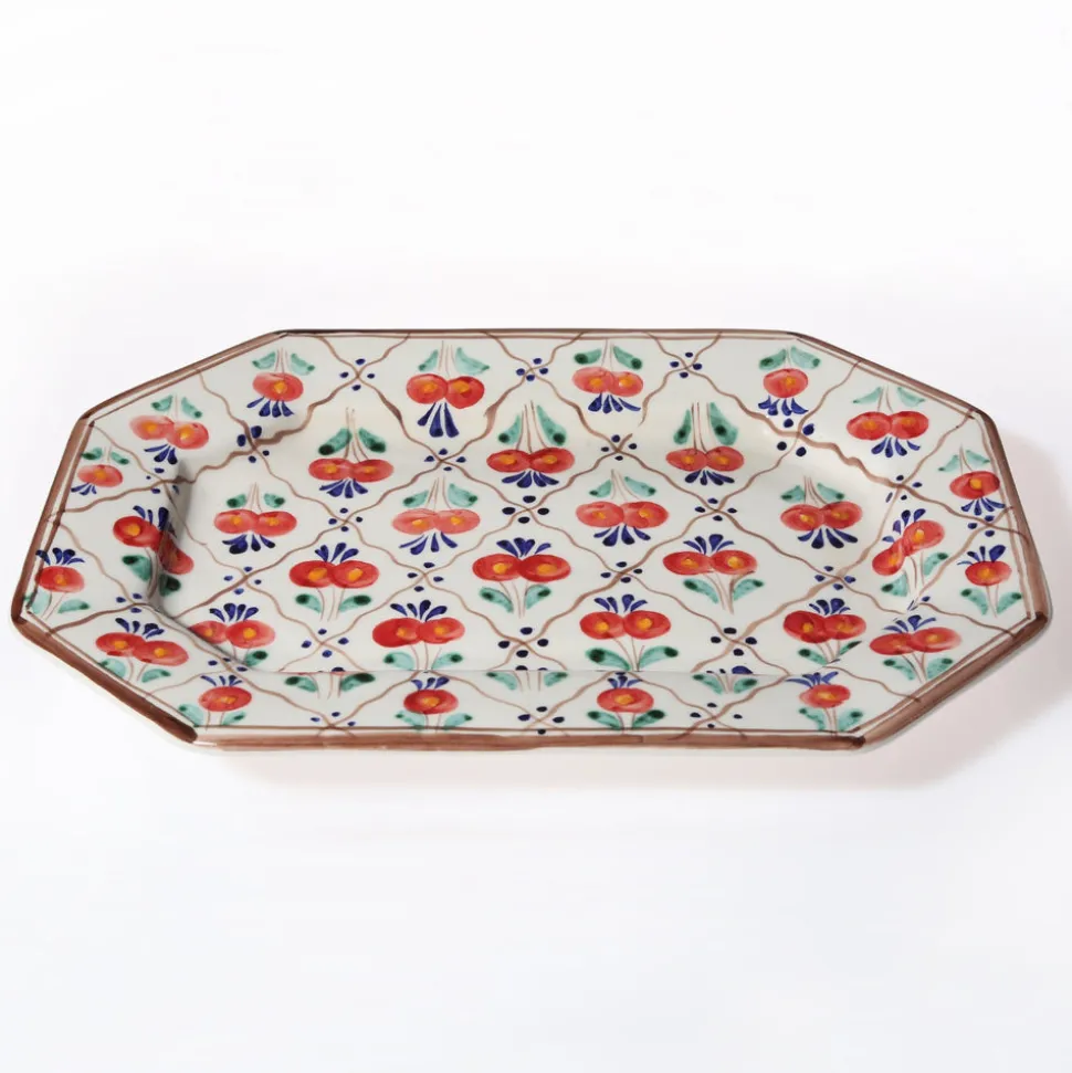 Trellis Octagonal Platter