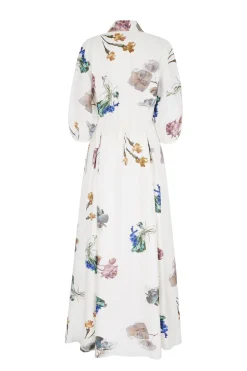 Trixie Floor Length Silk Shirt Dress x Marieluise Bantel