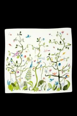 Tropical Chinoiserie Shawl Blanket