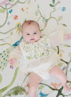 Tropical Chinoiserie Shawl Blanket