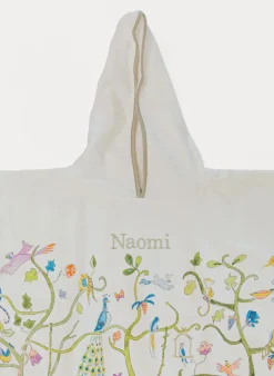 Tropical Chinoiserie Swim Poncho