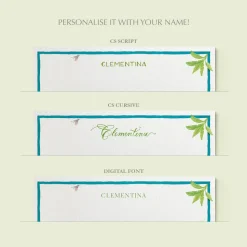 Tropical Escape Stationery Cards, Personalized Set of 50