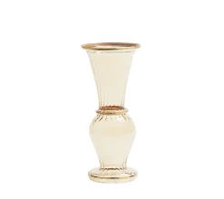 Trumpet Bud Vase in Champagne