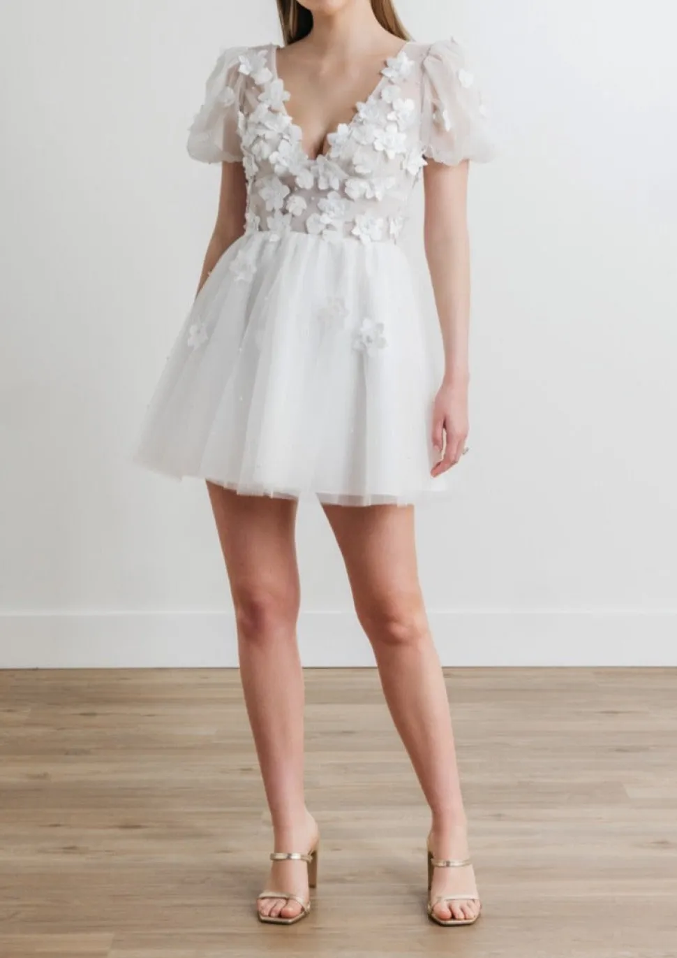 Tulip Dress in Ivory