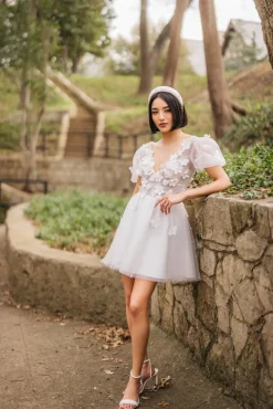 Tulip Dress in Ivory