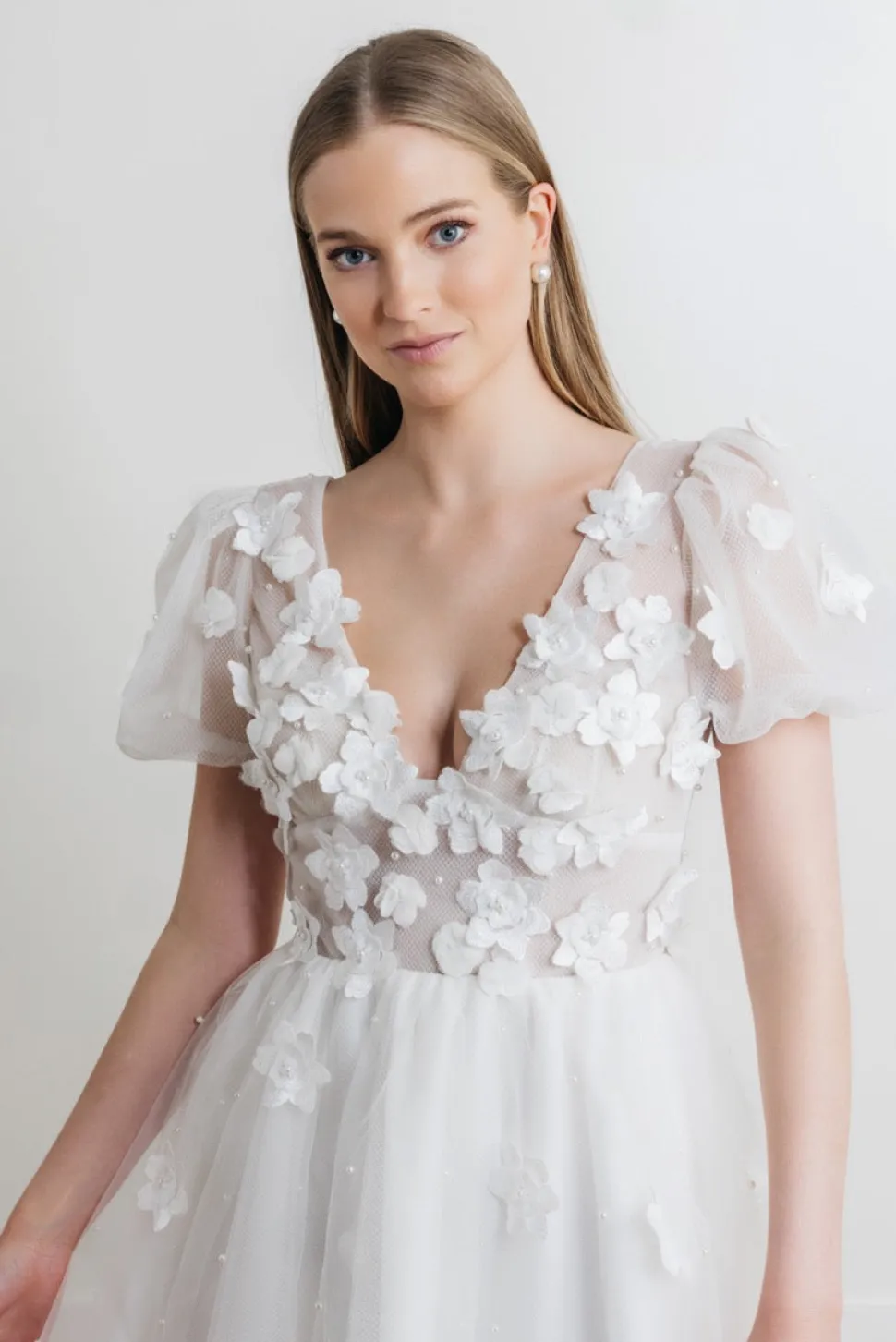 Tulip Dress in Ivory