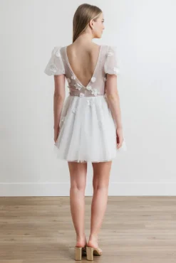 Tulip Dress in Ivory