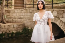 Tulip Dress in Ivory