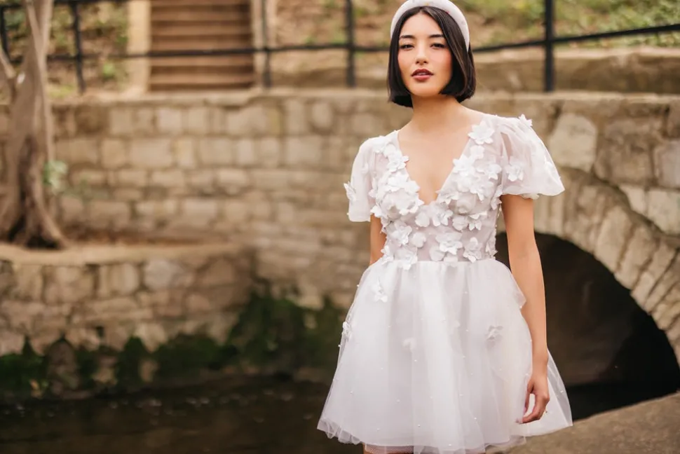 Tulip Dress in Ivory