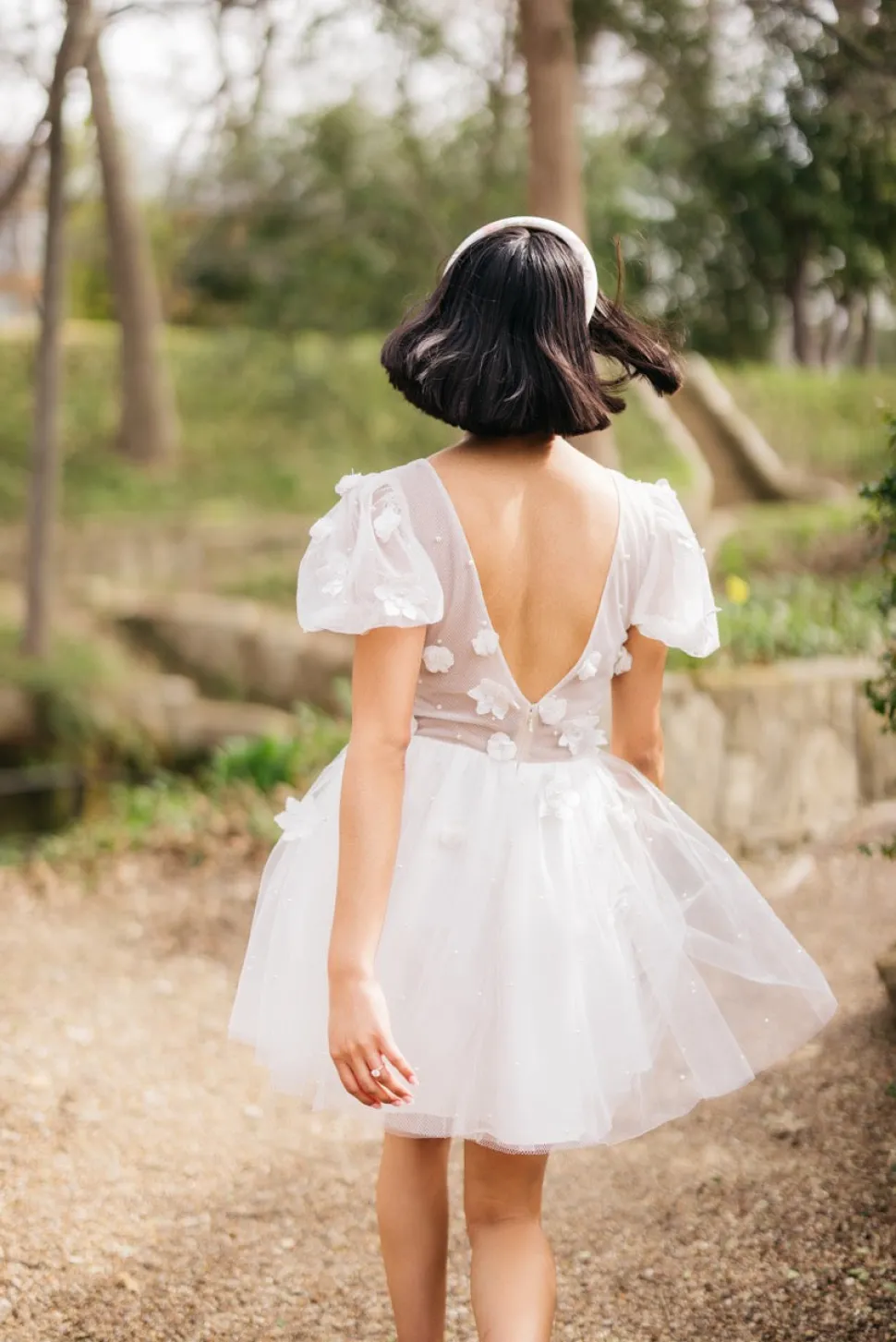 Tulip Dress in Ivory