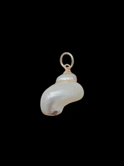 Turbo Shell Charm in White