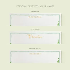 Tuttifrutti Stationery Cards, Personalized Set of 50