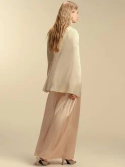 Twist Capelet in Champagne