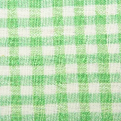 Two-Tone Gingham Napkins in Natural & Aqua, Set of 4